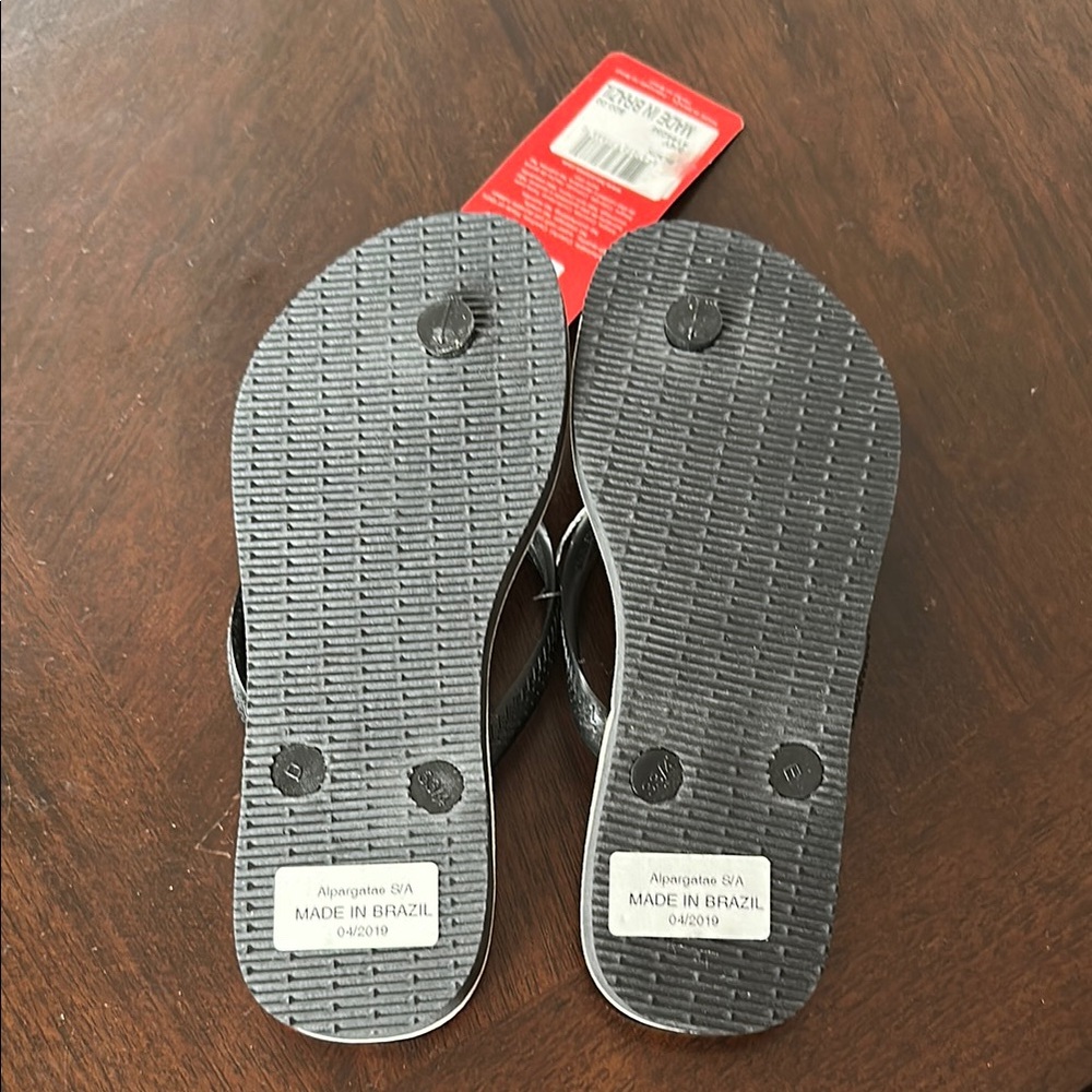 Havaianas Girls' Leopard & Floral Print Flip-Flops - Picture 6 of 7